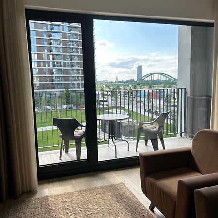 Luxury Waterfront View - BW Apartment River View Belgrad Exterior foto