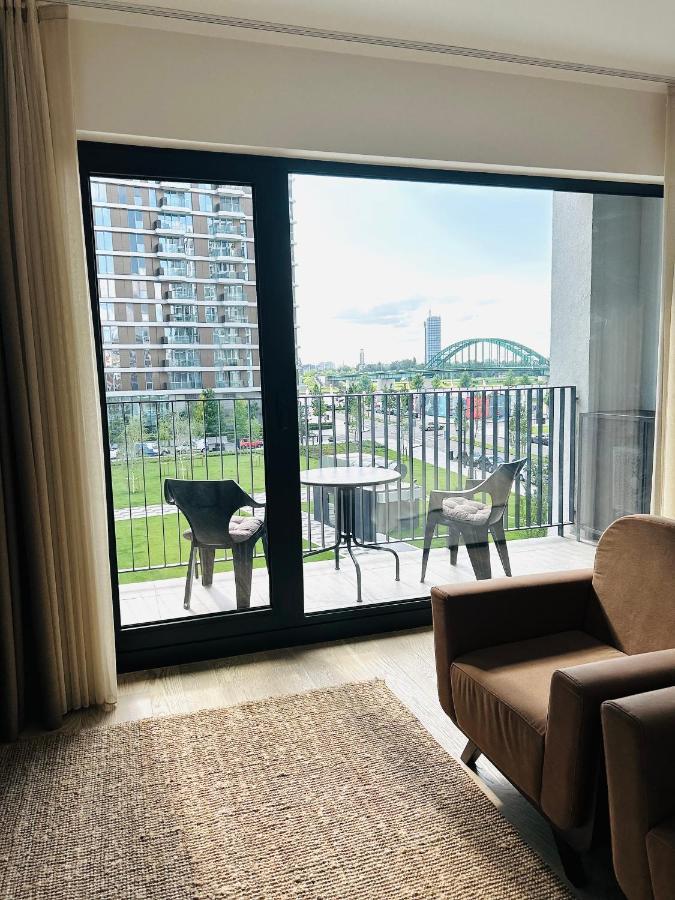 Luxury Waterfront View - BW Apartment River View Belgrad Exterior foto
